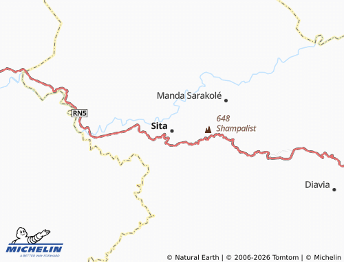 MICHELIN Sita map - ViaMichelin