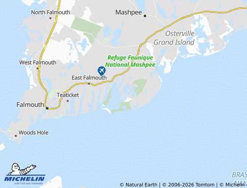 Carte MICHELIN Seconsett Island - ViaMichelin