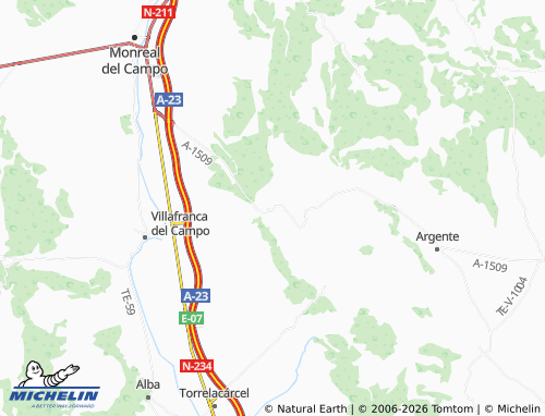 MICHELIN Bueña map - ViaMichelin