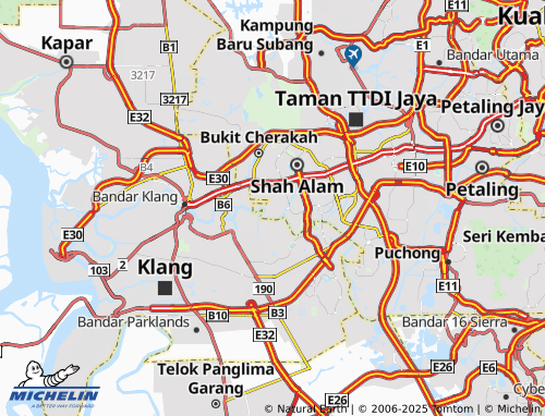 MICHELIN Seksyen 17 map - ViaMichelin