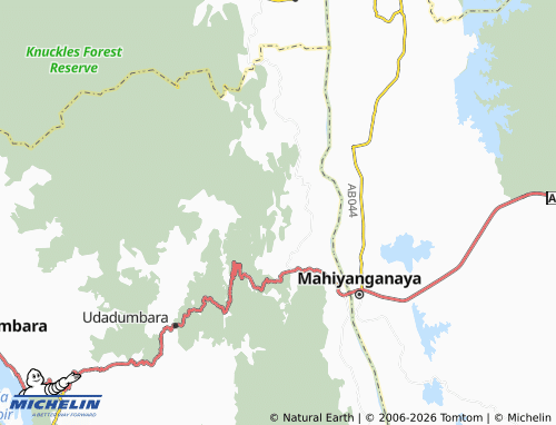 Mappa MICHELIN Welgahawadiya - ViaMichelin