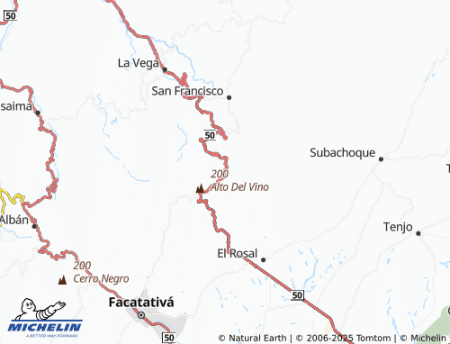 MICHELIN Sabaneta map - ViaMichelin