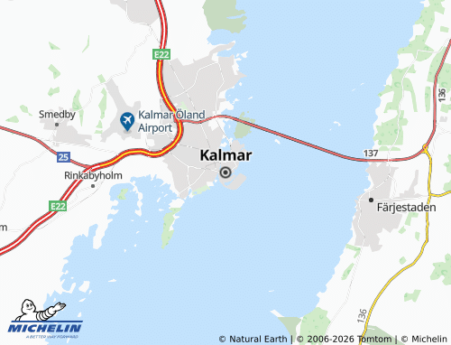 MICHELIN Kalmar map - ViaMichelin