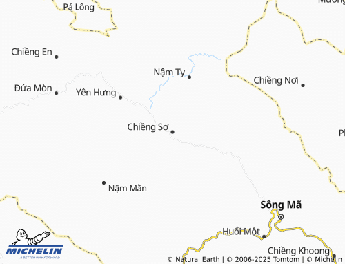 MICHELIN Chiềng Sơ map - ViaMichelin