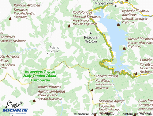 MICHELIN Mega Revma map - ViaMichelin