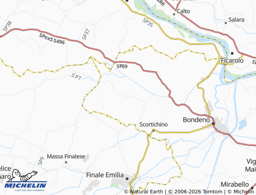 MICHELIN Gavello map - ViaMichelin