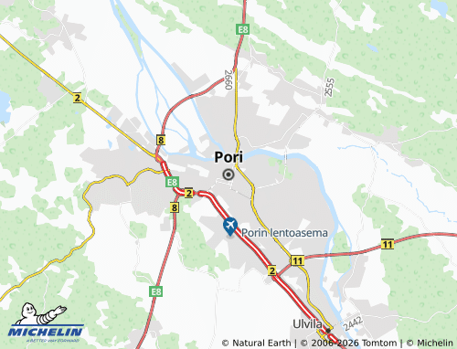 Mapa MICHELIN Pori - ViaMichelin