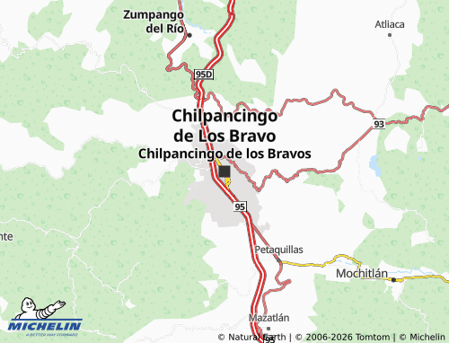 Mappa MICHELIN Chilpancingo de Los Bravo - ViaMichelin