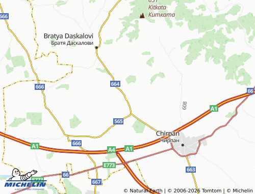 Mapa MICHELIN Partizanin - ViaMichelin