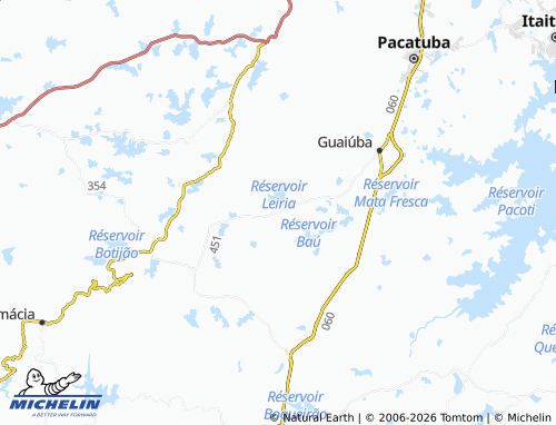 MICHELIN Núcleo Colonial Pio XII map - ViaMichelin