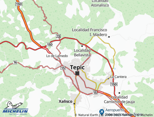 MICHELIN El Punto map - ViaMichelin
