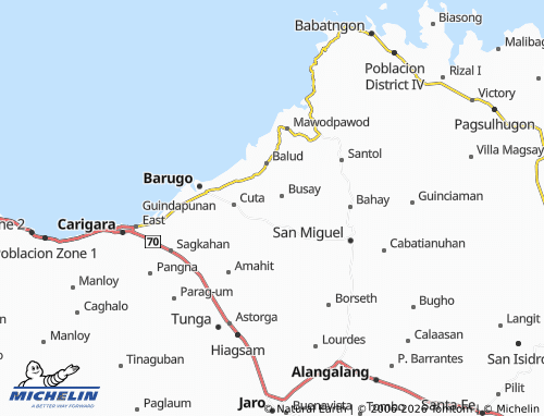 MICHELIN Bulod map - ViaMichelin