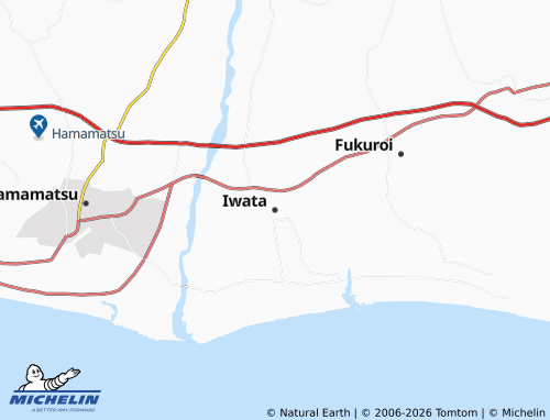 Mapa MICHELIN Iwata - ViaMichelin