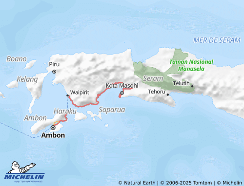 MICHELIN-Landkarte Maluku Tengah - ViaMichelin