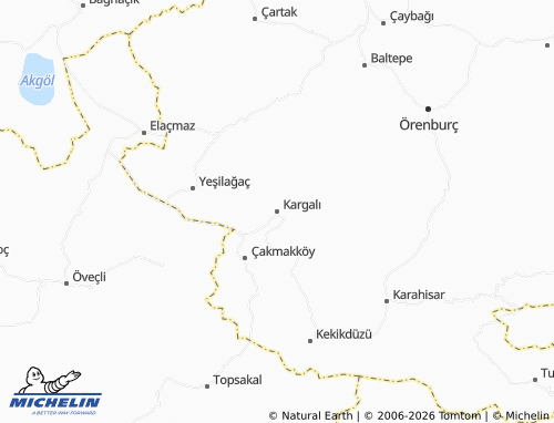 Mappa MICHELIN Kargalı - ViaMichelin
