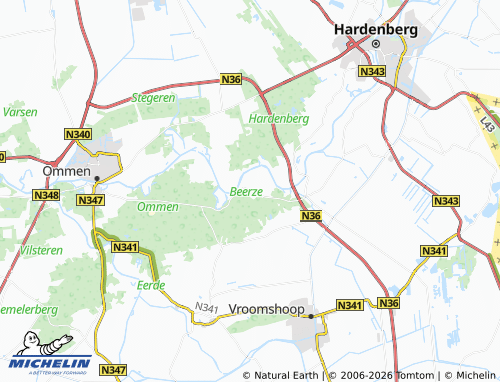 MICHELIN Beerze map - ViaMichelin