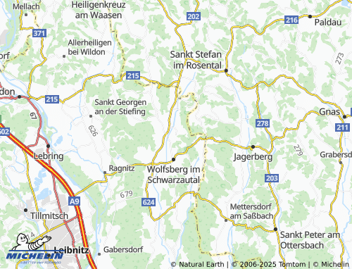 MICHELIN Maggau map - ViaMichelin