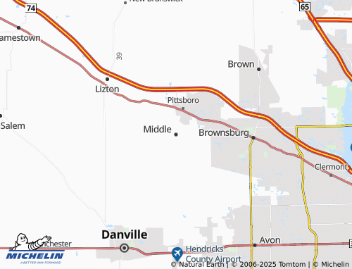 MICHELIN Middle map - ViaMichelin