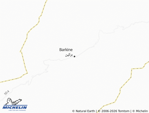 MICHELIN Barkeen map - ViaMichelin