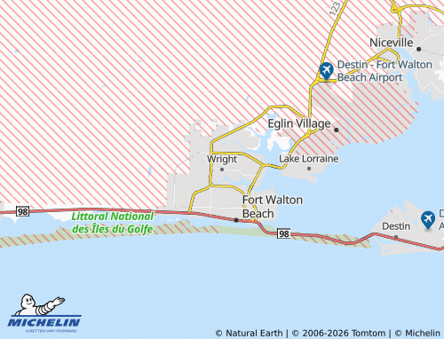 Mappa MICHELIN Wright - ViaMichelin