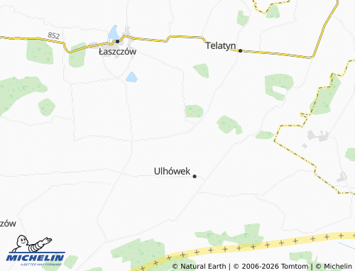 MICHELIN-Landkarte Rokitno - ViaMichelin