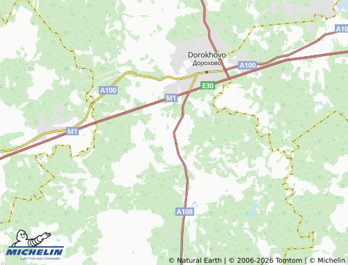 Carte MICHELIN Gribtsovo - ViaMichelin
