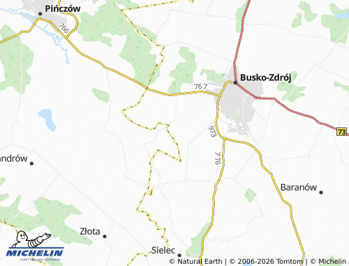 Carte MICHELIN Biniątki - ViaMichelin