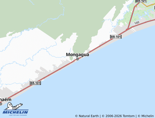 Mappa MICHELIN Mongagua - ViaMichelin