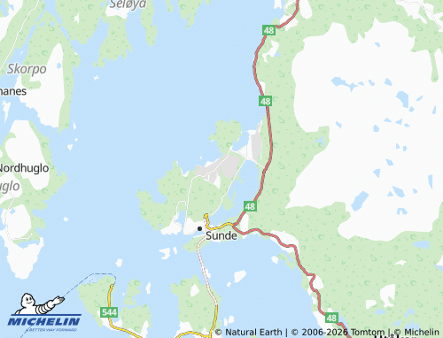 MICHELIN-Landkarte Husnes - ViaMichelin