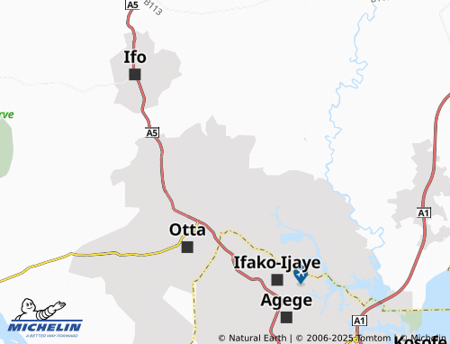 MICHELIN Ijoko map - ViaMichelin