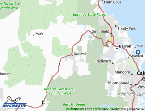MICHELIN Speewah map - ViaMichelin