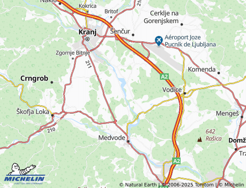 Mapa MICHELIN Mavčiče - ViaMichelin