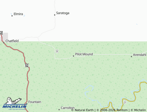 Mapa MICHELIN Pilot Mound - ViaMichelin