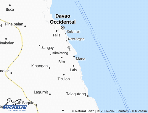 MICHELIN Mana map - ViaMichelin