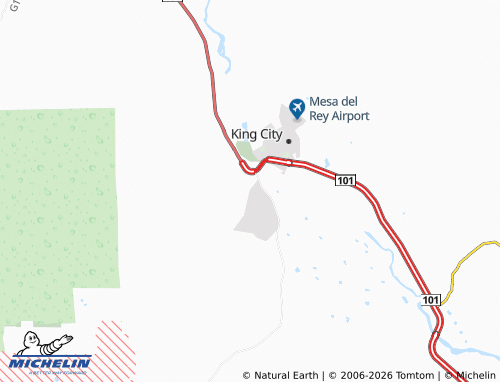 Mappa MICHELIN Pine Canyon - ViaMichelin