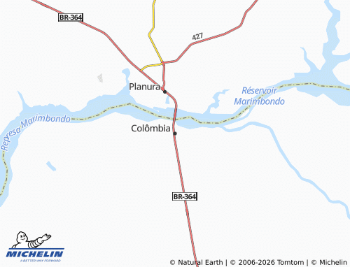 Mapa MICHELIN Colômbia - ViaMichelin