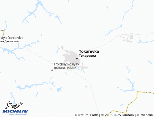 MICHELIN-Landkarte Tokarevka - ViaMichelin
