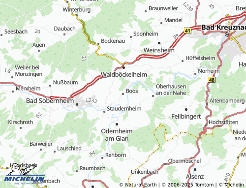 MICHELIN Boos map - ViaMichelin
