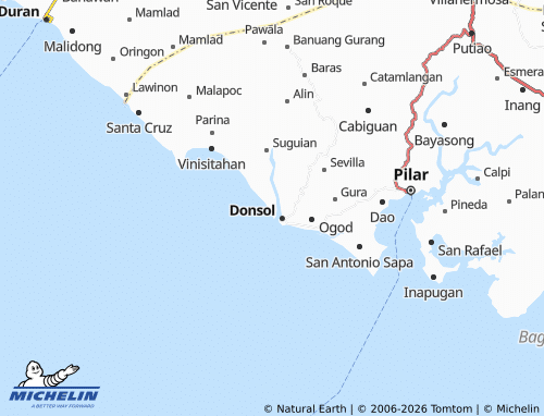MICHELIN Dancalan map - ViaMichelin