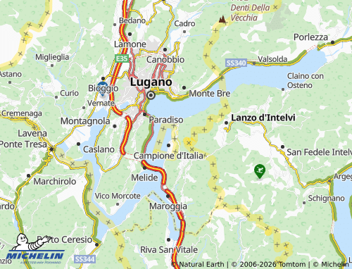 Mapa MICHELIN Pugerna - ViaMichelin
