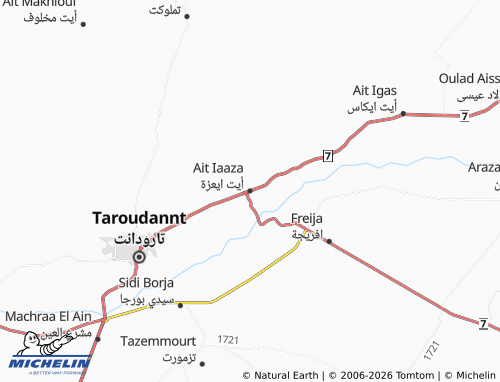 Mappa MICHELIN Ayt Ee'azzah - ViaMichelin