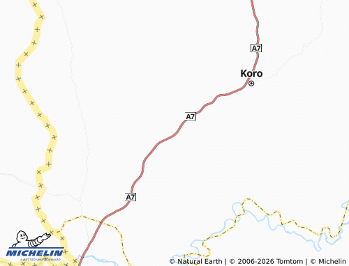 MICHELIN-Landkarte Touréso - ViaMichelin