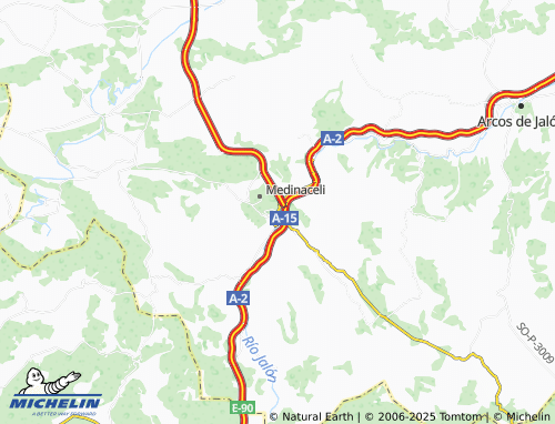 MICHELIN Estación de Medinaceli map - ViaMichelin