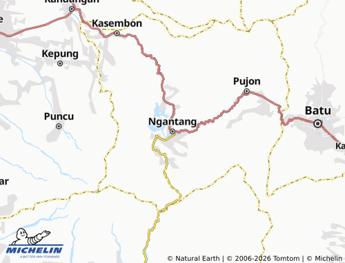 MICHELIN Ngantang map - ViaMichelin