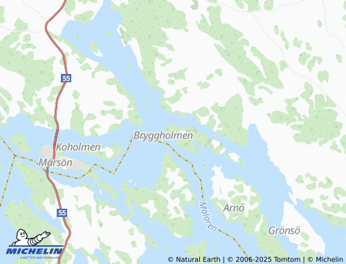 MICHELIN Bryggholmen map - ViaMichelin