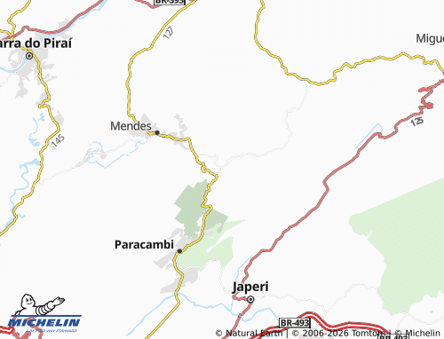 Mappa MICHELIN Engenheiro Paulo de Frontin - ViaMichelin