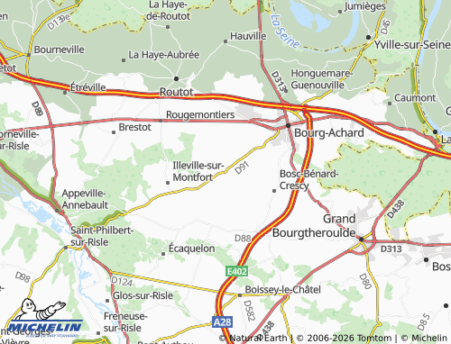 Mapa MICHELIN Flancourt-Catelon - ViaMichelin