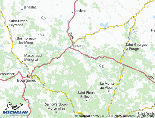 Carte MICHELIN Linard - ViaMichelin