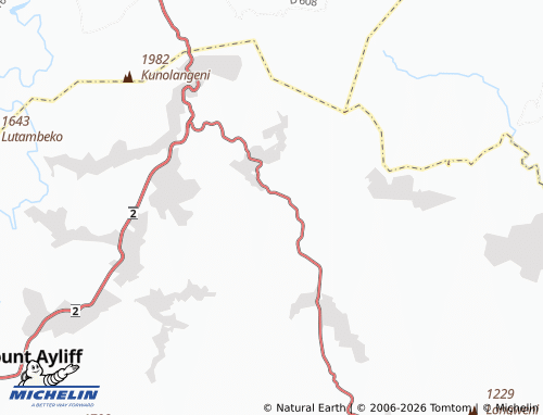Mapa MICHELIN Tshingwana - ViaMichelin