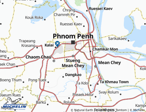 Carte MICHELIN Stueng Mean Chey - ViaMichelin